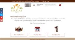 Desktop Screenshot of hops.com